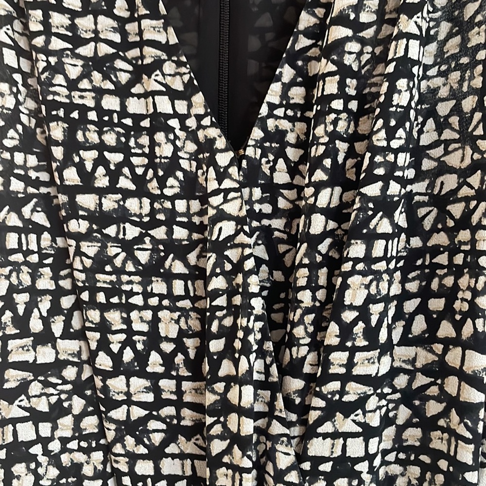 NWOT Tory Burch Silk Tribal Geo Jumpsuit - Picture 3 of 11